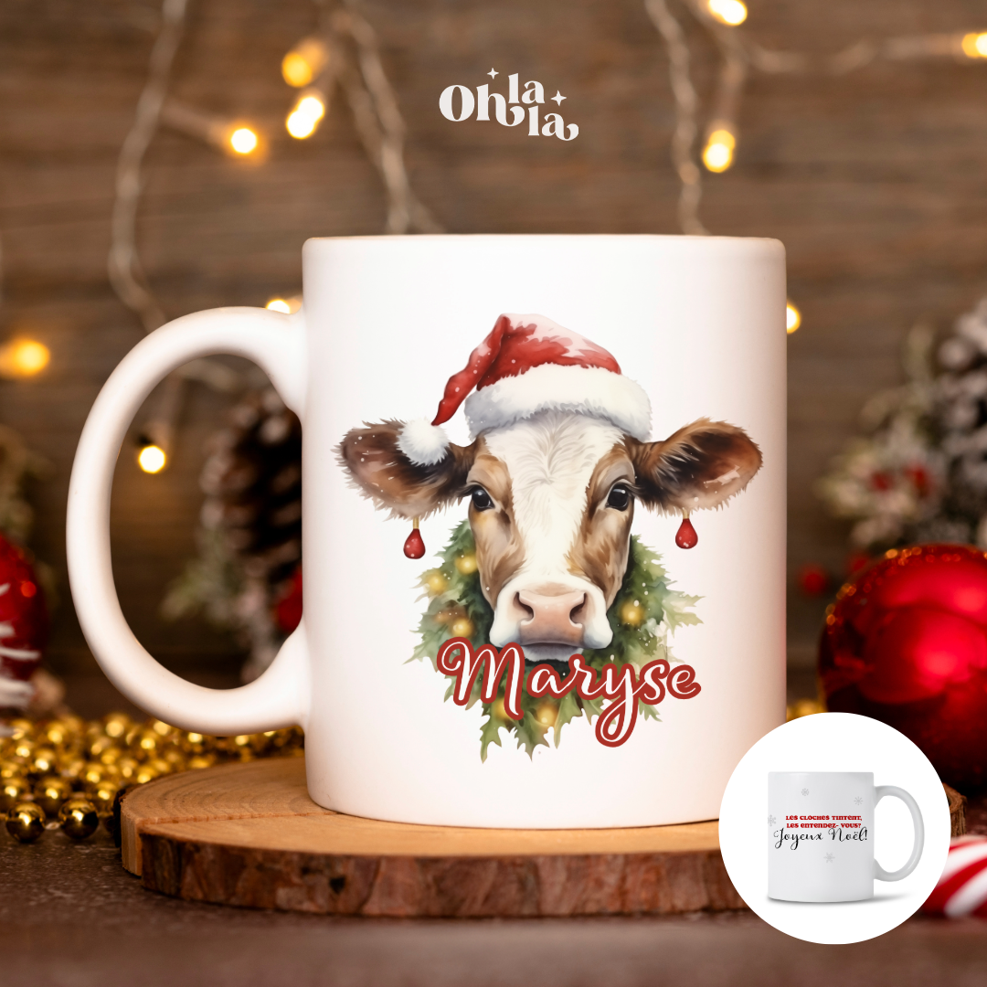 Mug de Noël Vache Maryse