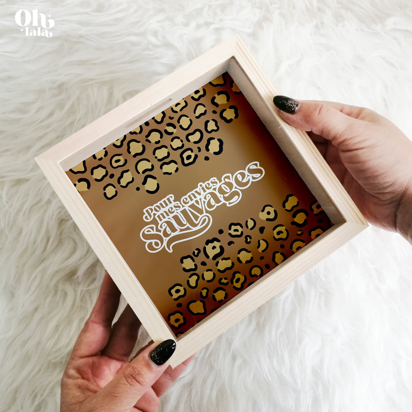 Tirelire en bois – Collection Sauvage