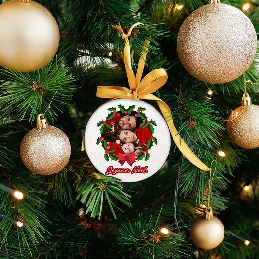 Boule Photo de famille et guirlande