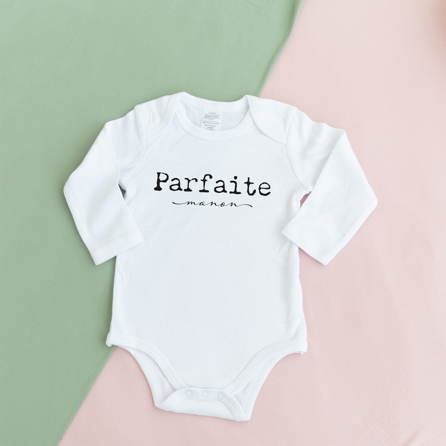 Body bébé Parfait avec prénom
