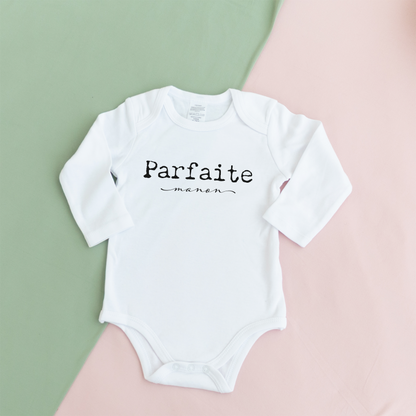 Body bébé Parfait avec prénom