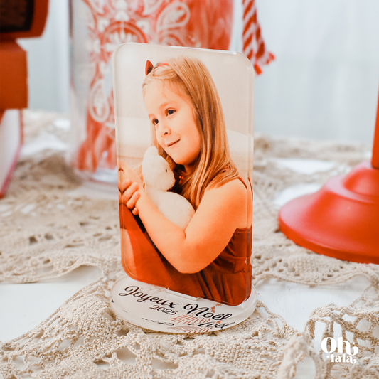 Cadre photo acrylique “Joyeux Noël”