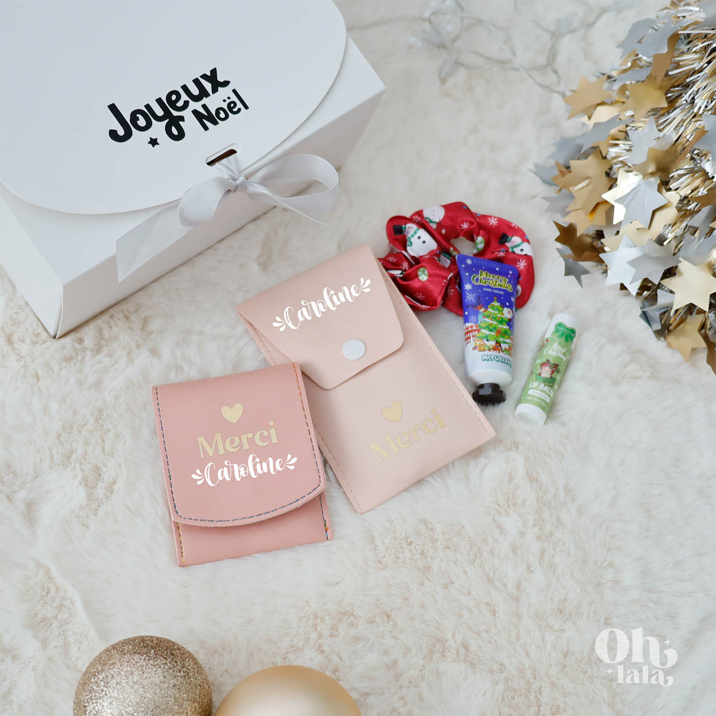 🎄 Cofrett de Noël personnalisée – Merci Caroline