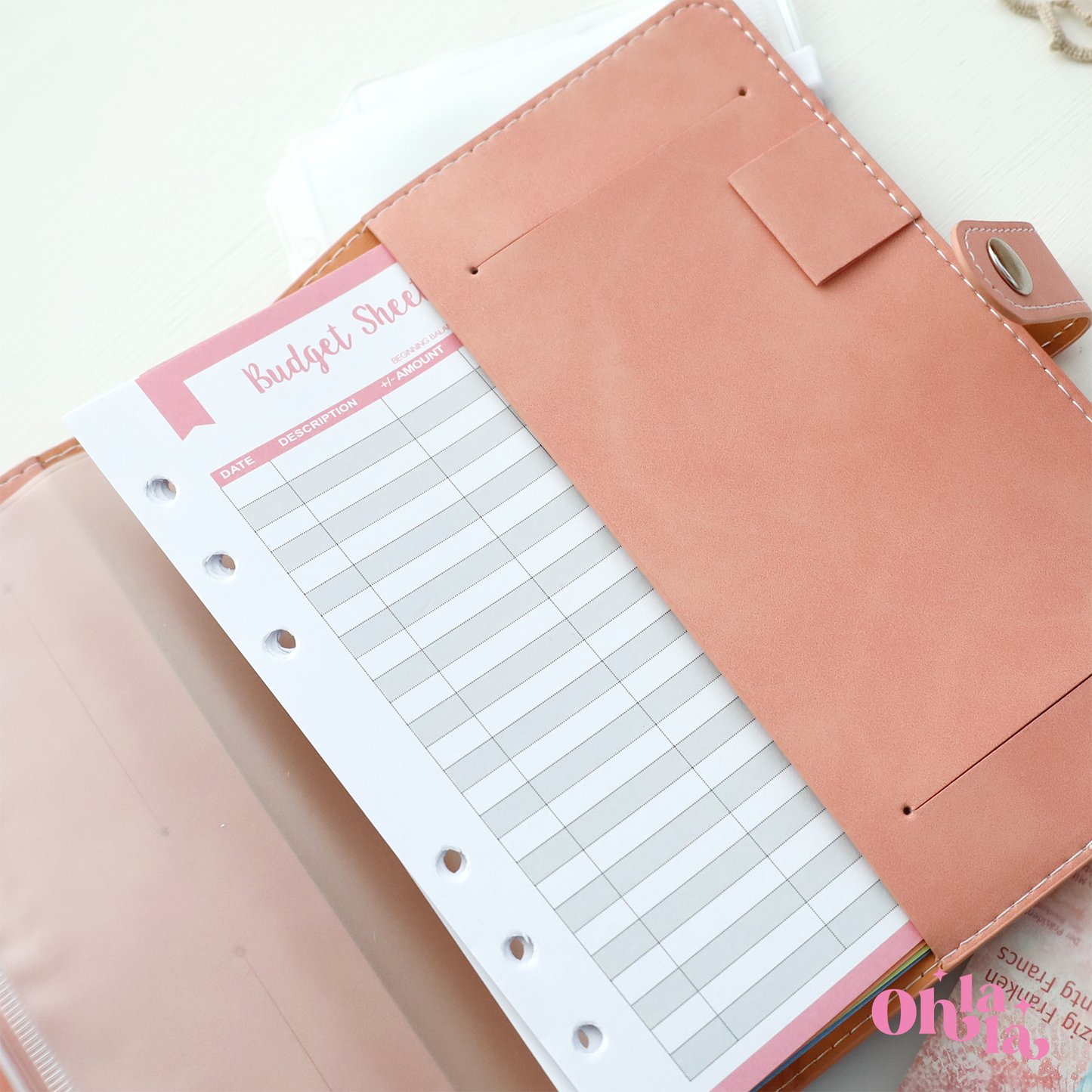 💕 Budget Binder personnalisé