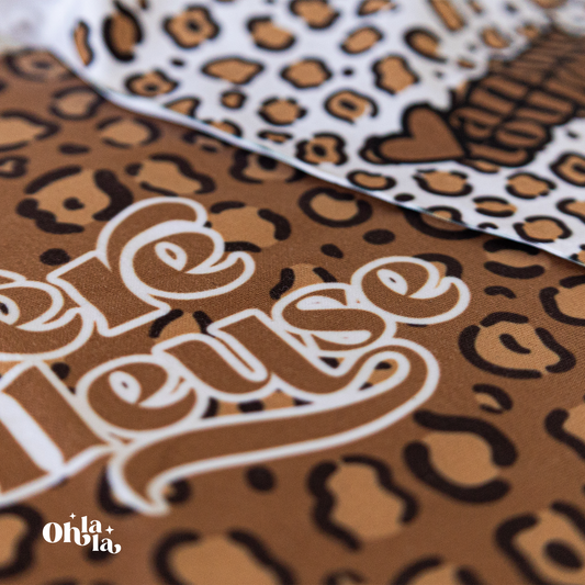 🕶️ Pochette pour lunettes et chiffon de nettoyage – Collection Sauvage