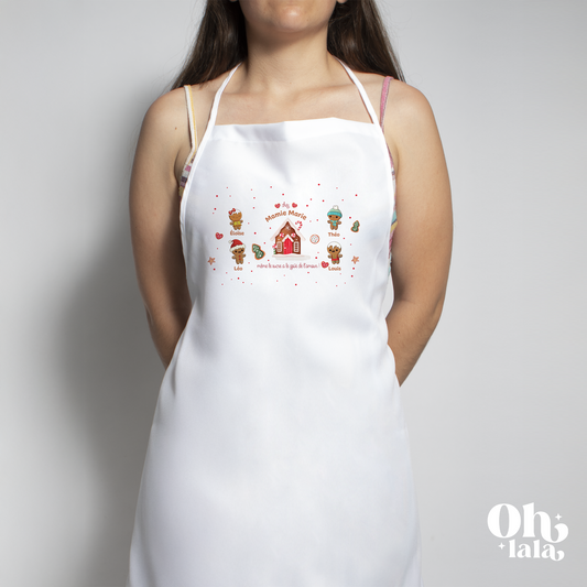 Tablier personnalisé Chez Mamie Marie
