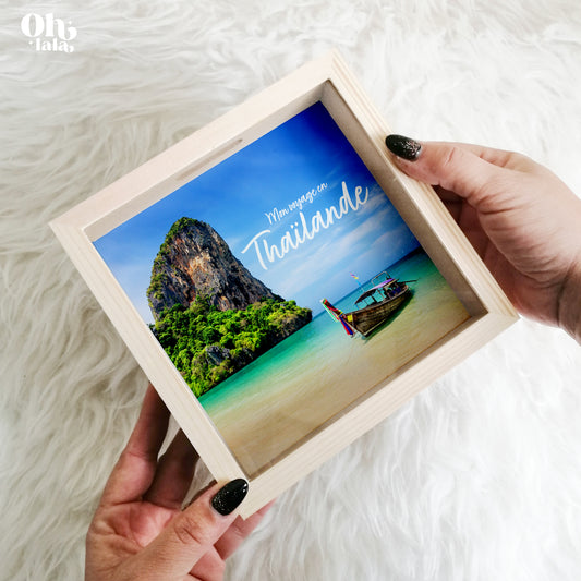 Tirelire personnalisable – Mon voyage