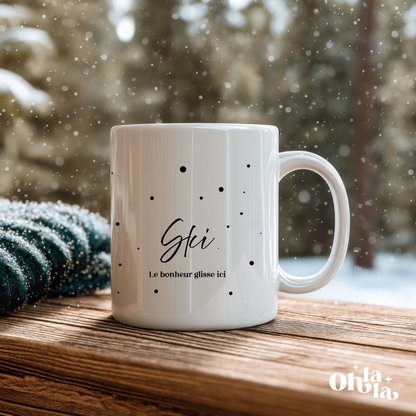 Mug personnalisé – Ski enfant (fille ou garçon)
