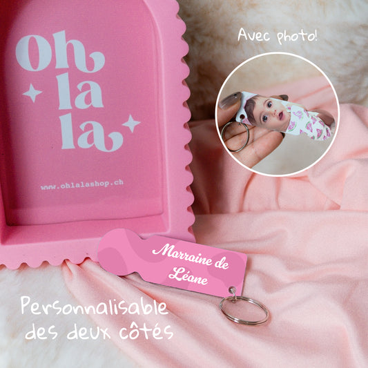 Porte-clés Jeton de Caddie Marraine et Parrain