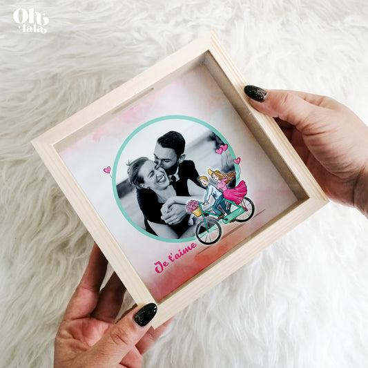 Tirelire personnalisée “Je t’aime”