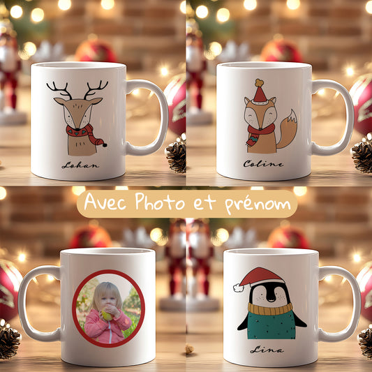 Mug Petits Amis de Noël